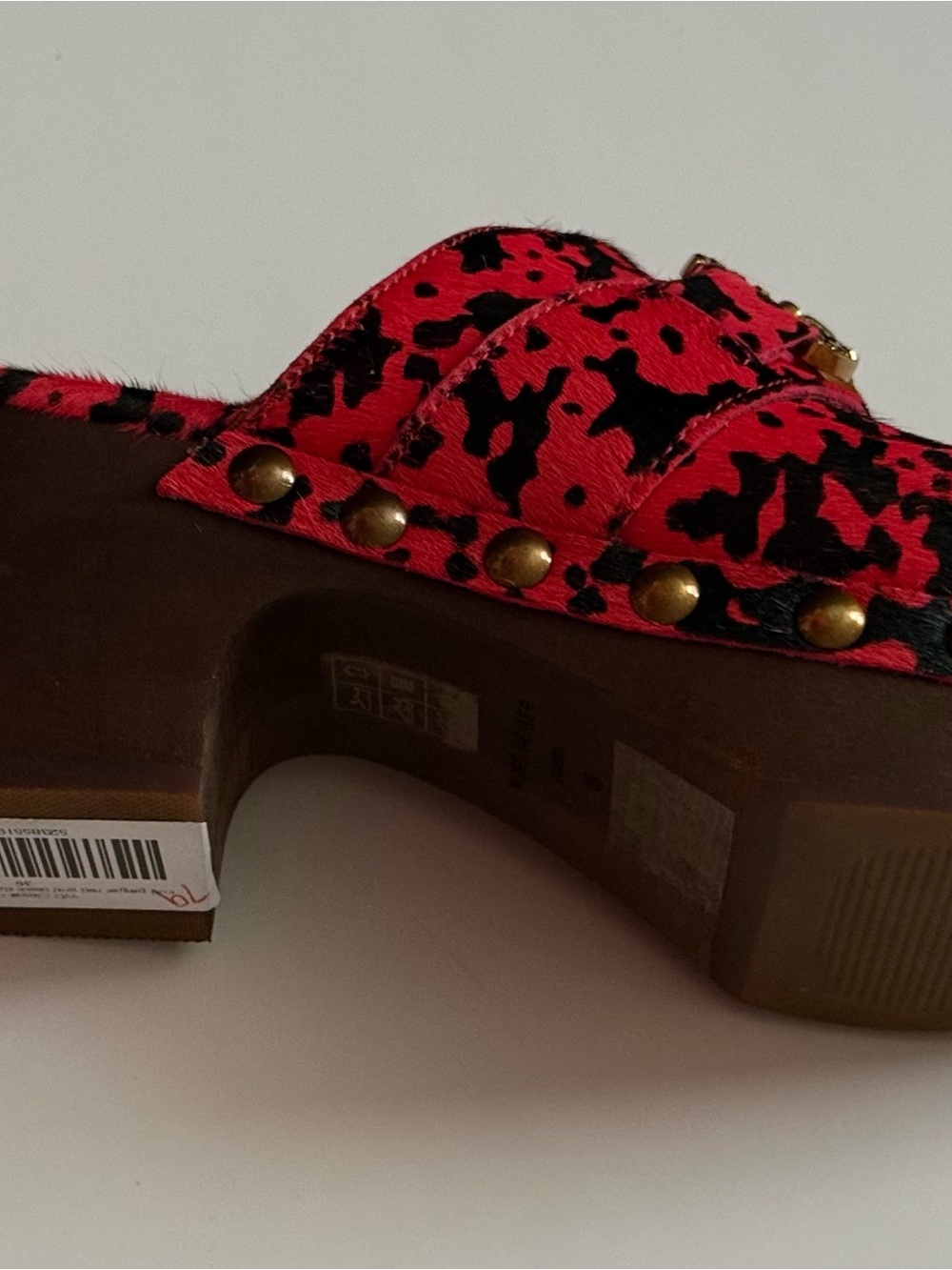 Kurt Geiger London Mansion Clogs Mules Pink
Red Black Animal Print Size 9 - Picture 5 of 7
